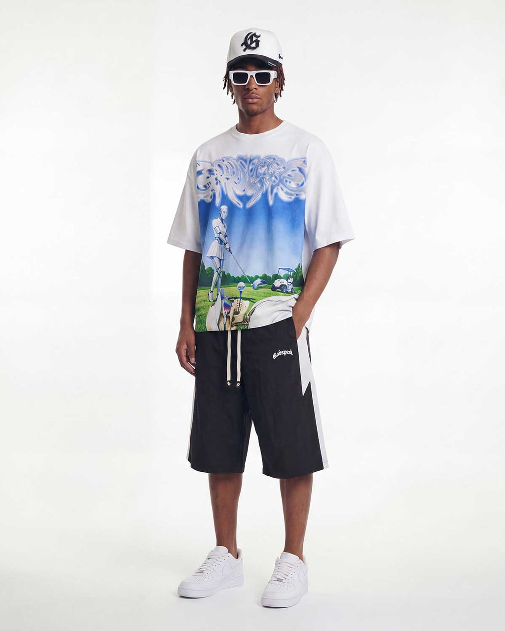 Godspeed Anvil 3QTR Shorts Black