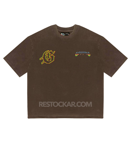 Godspeed Biker Nation Tee Mocha Brown