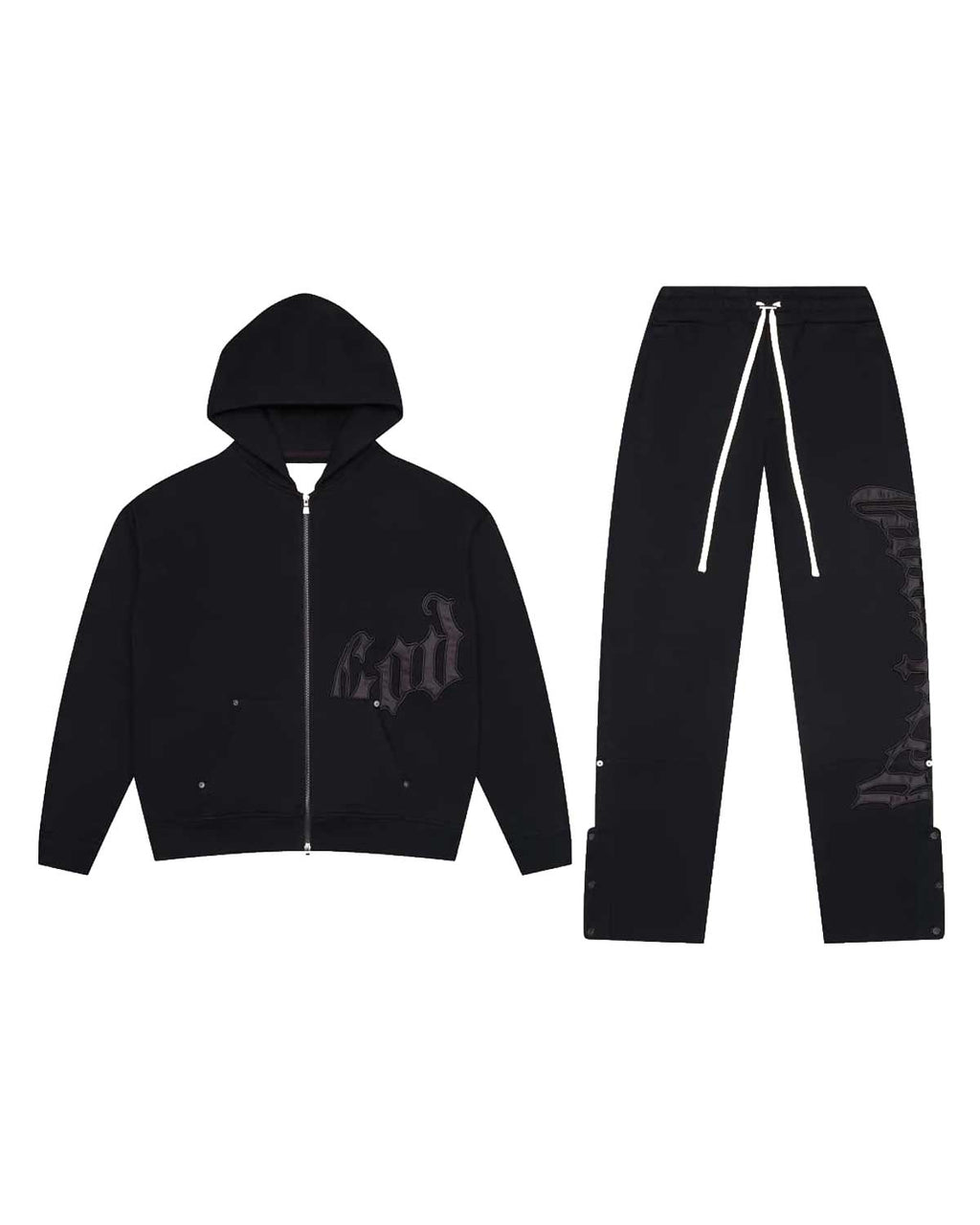 Godspeed OG Logo Sweatsuit V2 Black/Satin Black