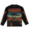 Godspeed On The Run L/S Tee Washed Black