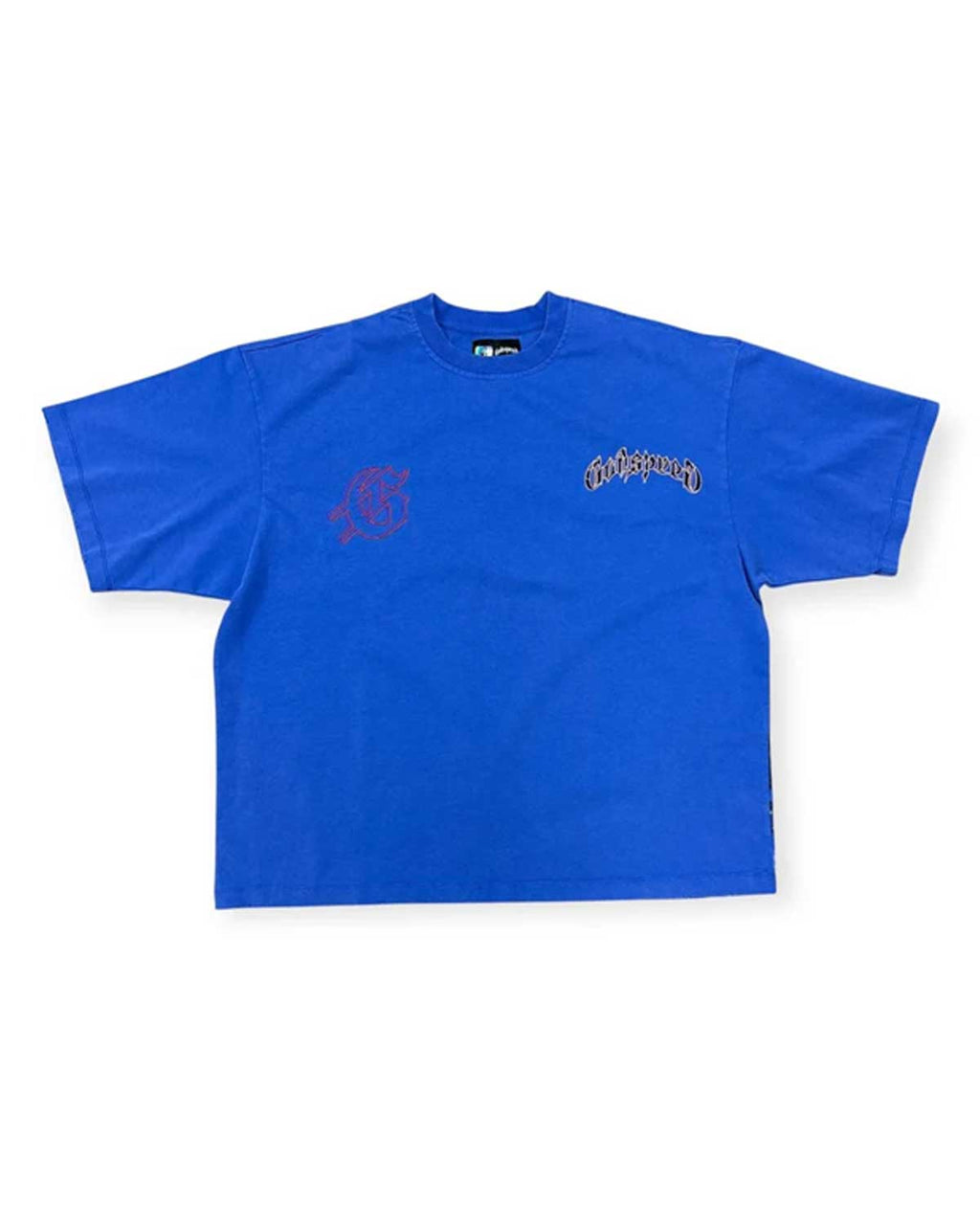 Godspeed Run Club Tee Blue
