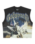Godspeed The Landing Sleeveless Tee Black