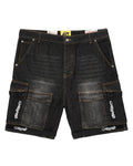 Godspeed Utility Denim Shorts Black