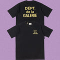 Gallery Dept. DÉPT. de la GALERIE Short Sleeve T-Shirt - Black/Yellow