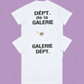 Gallery Dept. Galerie Dépt. Short Sleeve T-Shirt - White/Black