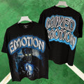 MIXED EMOTION Skull Vision Graphic Black T-Shirt