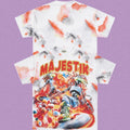 MIXED EMOTION Spray-Dye Graphic T-Shirt