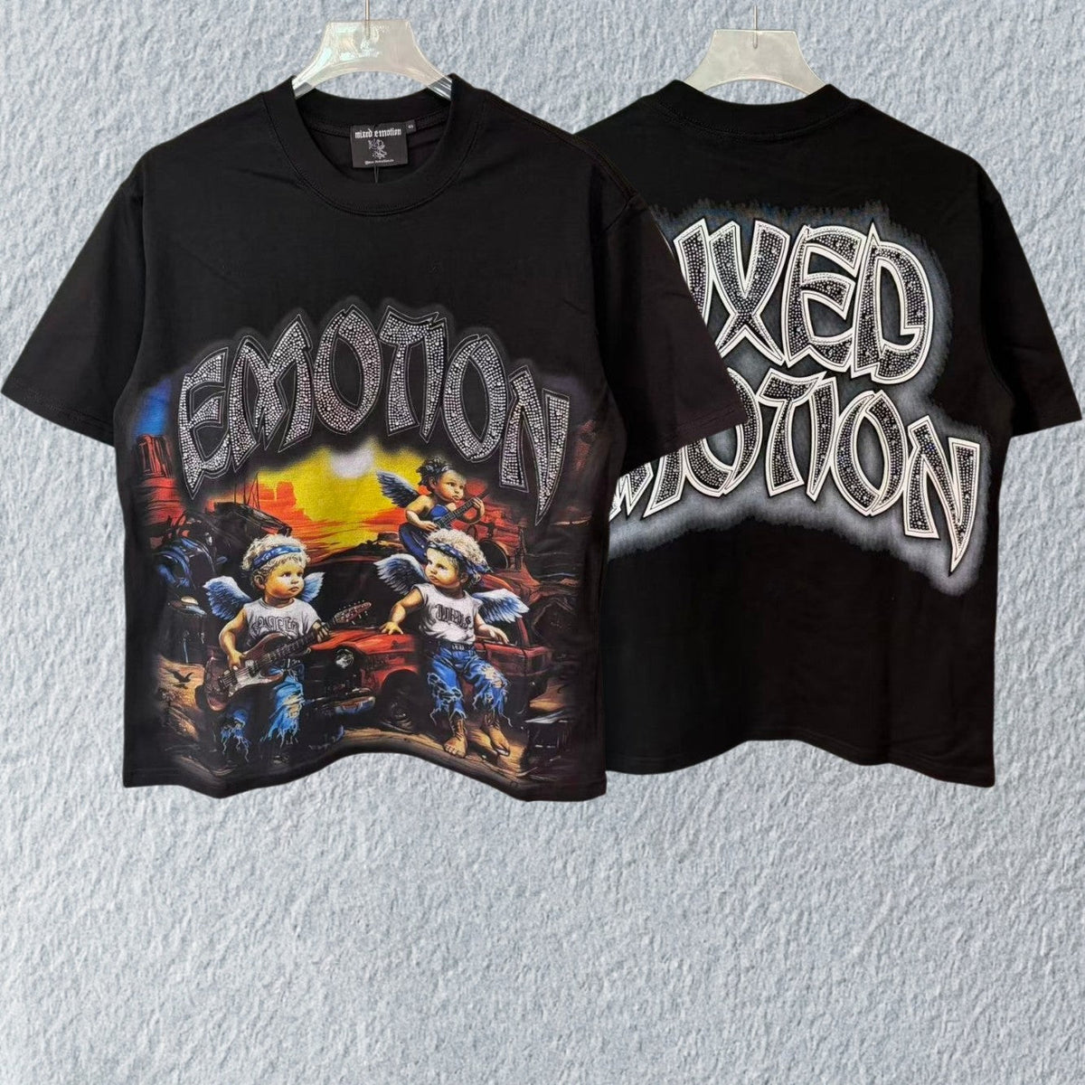 MIXED EMOTION Cherub Rock Graphic T-Shirt