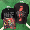 MIXED EMOTION Graphic Rhinestone Short Sleeve T-Shirt