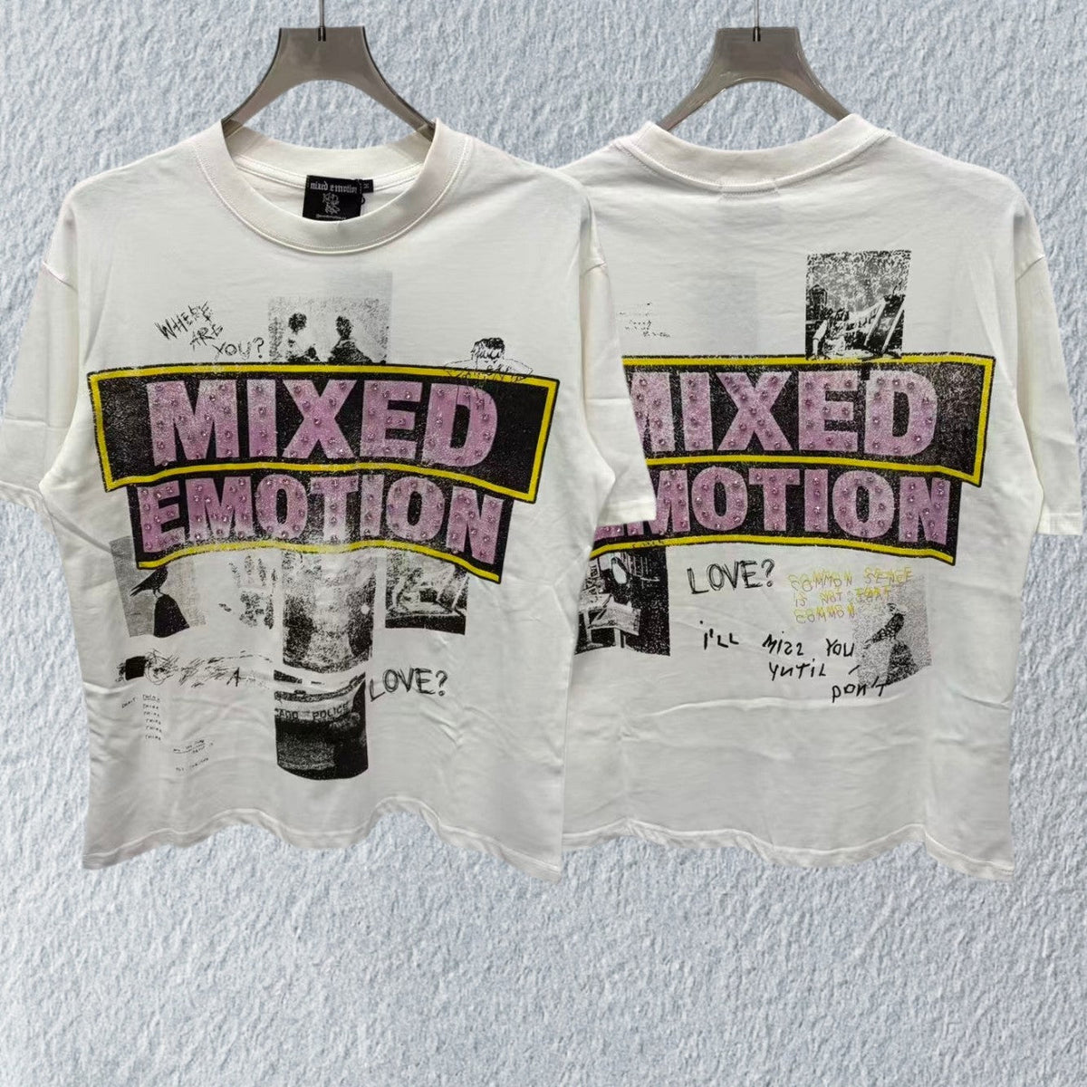 MIXED EMOTION Graphic Print T-Shirt