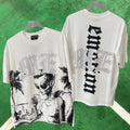 MIXED EMOTION Alien Graphic Short Sleeve T-Shirt