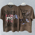 MIXED EMOTION Warning Graphic Tee