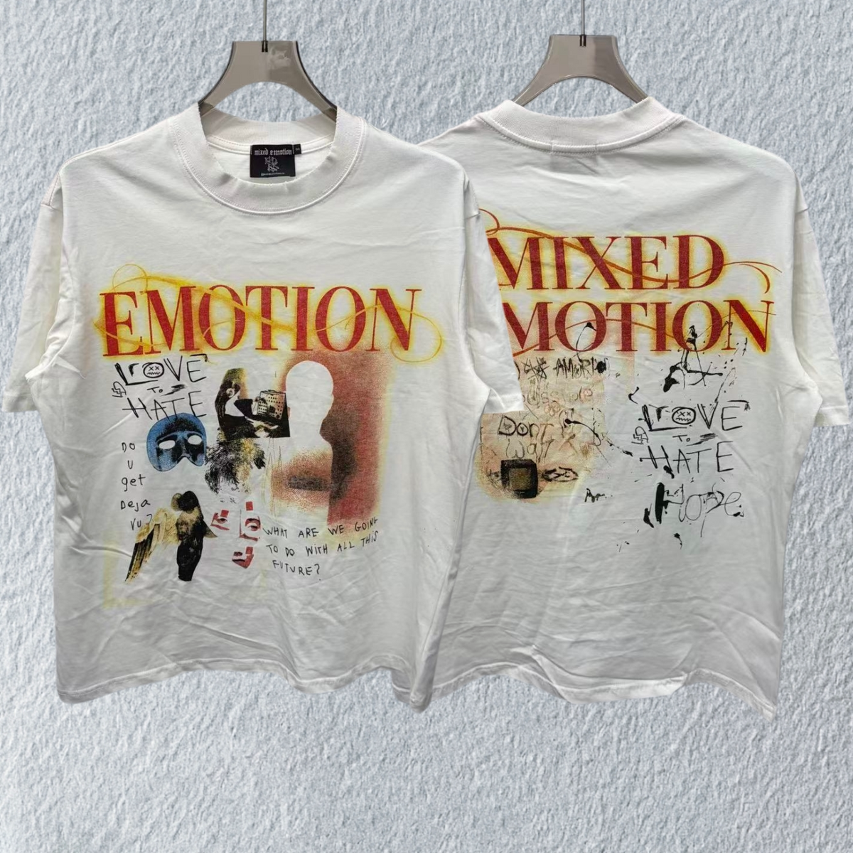MIXED EMOTION Graffiti Graphic Tee