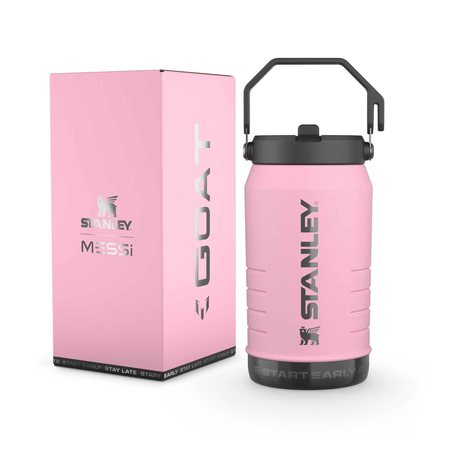 The Messi x Stanley IceFlow™ Flip Straw Jug | 64 OZ